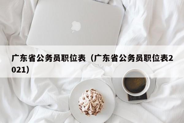 广东省公务员职位表（广东省公务员职位表2021）