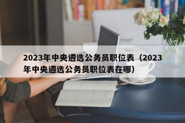 2023年中央遴选公务员职位表（2023年中央遴选公务员职位表在哪）