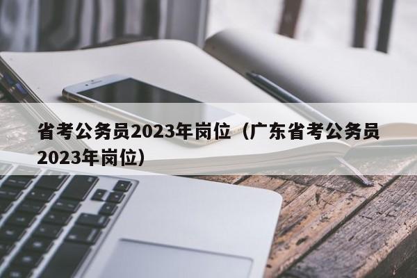 省考公务员2023年岗位（广东省考公务员2023年岗位）