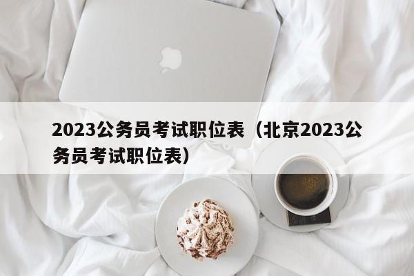 2023公务员考试职位表（北京2023公务员考试职位表）