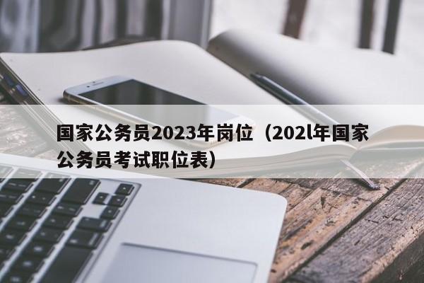 国家公务员2023年岗位（202l年国家公务员考试职位表）