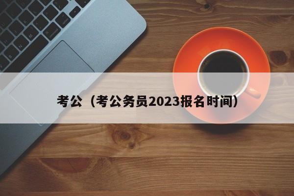 考公（考公务员2023报名时间）