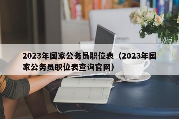 2023年国家公务员职位表（2023年国家公务员职位表查询官网）