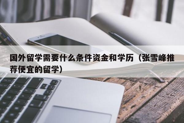 国外留学需要什么条件资金和学历（张雪峰推荐便宜的留学）