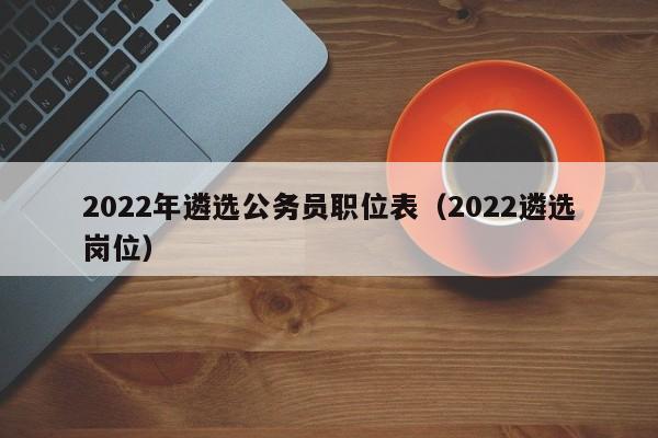 2022年遴选公务员职位表（2022遴选岗位）